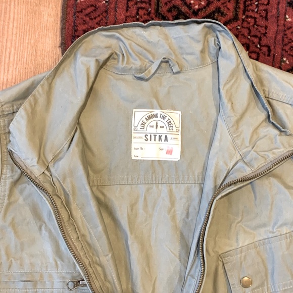 *SOLD* Sitka Waxed Cotton Spring Utility Jacket - Picture 2 of 5
